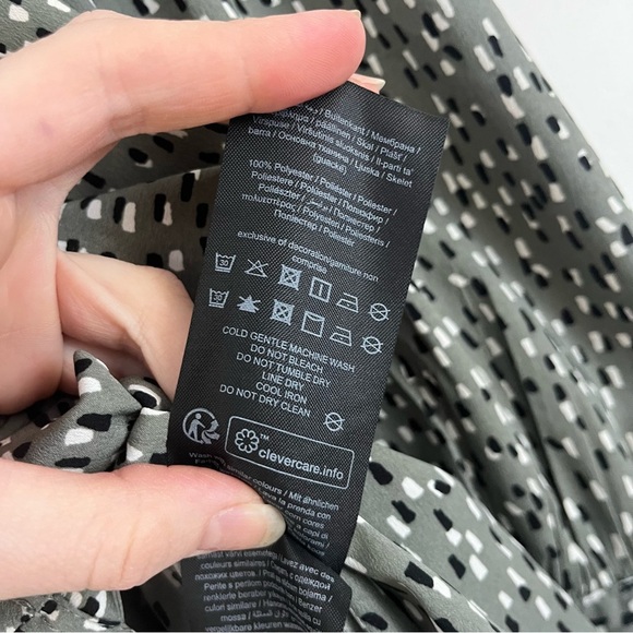 Only Olive Patterned Midi Dress - Picture 8 of 12